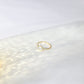 Prasiolith Ring aus vergoldetem 925er Silber